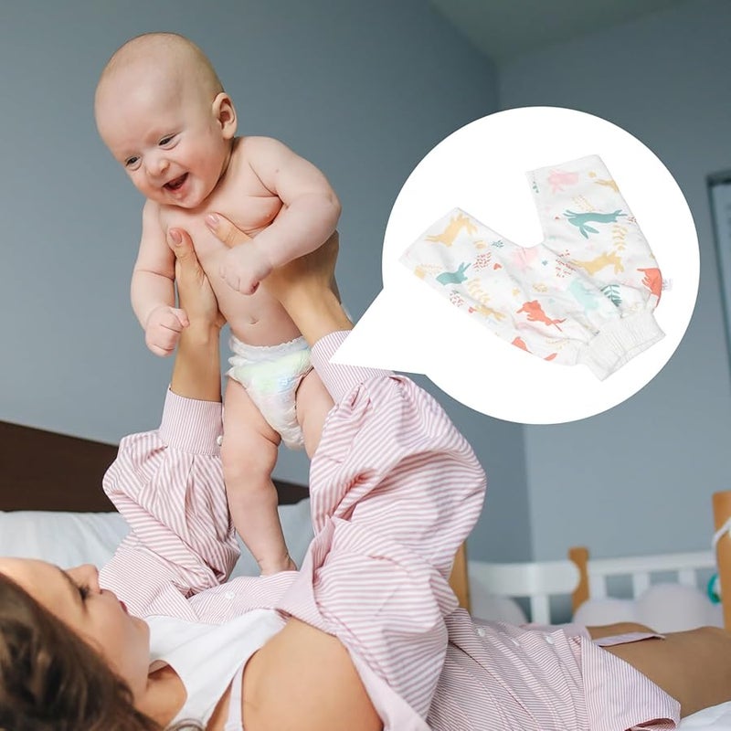 سراويل التدريب على استخدام النونية للأولاد والبنات بتصميم كرتوني للأرنب متعدد الألوان - Image 4